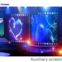 P5.95室内租赁拉丝铝箱体